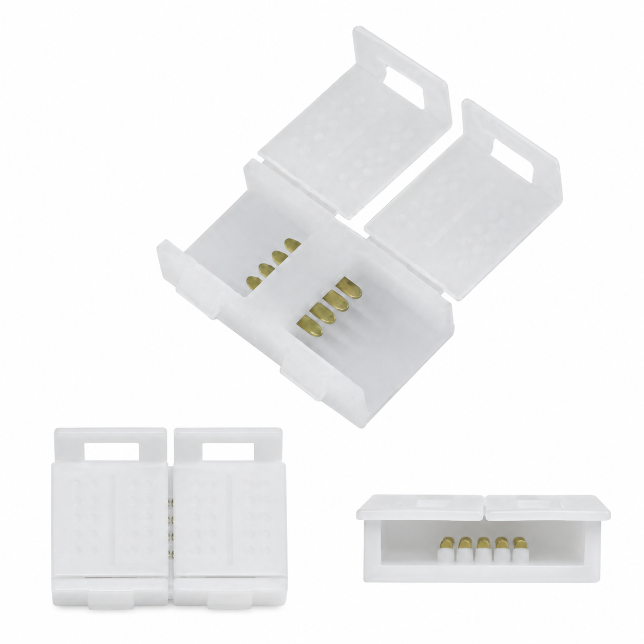 Interconector para Manguera LED RGB Exterior IP65 4 Piezas — imagen 1