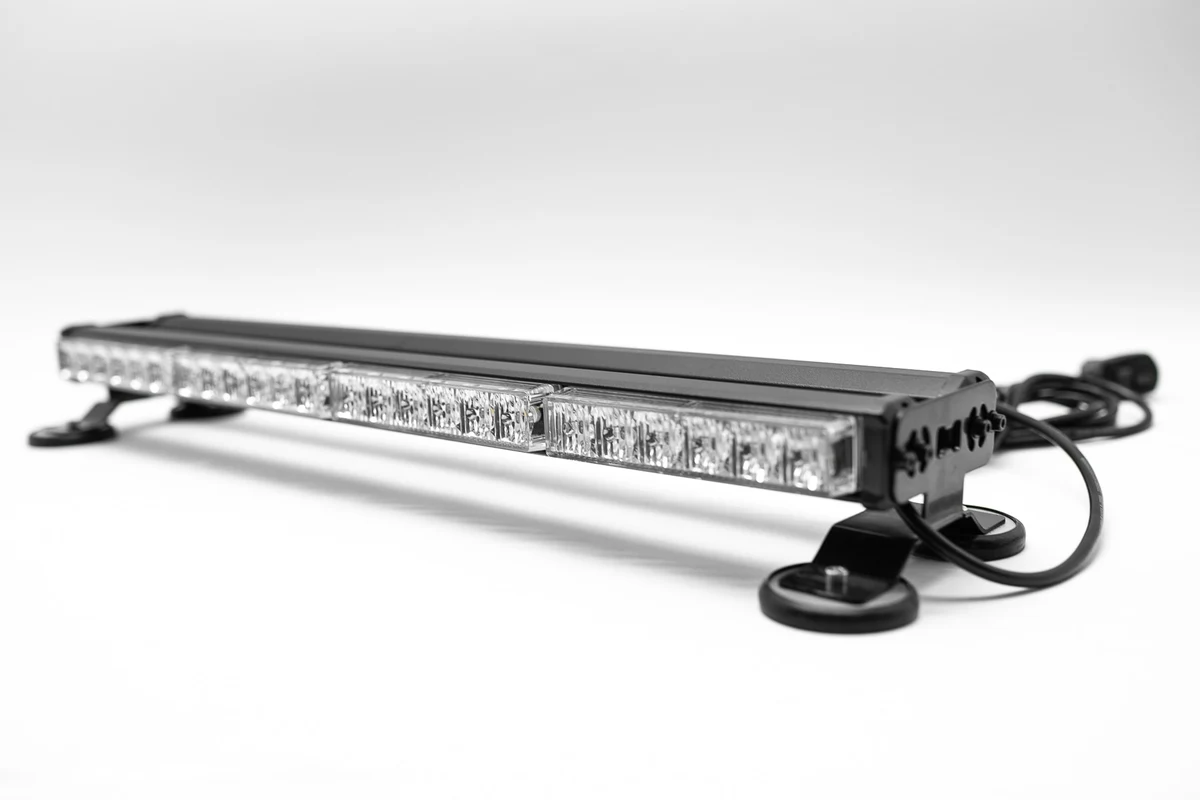 Barra LED Funciones de Emergencia Amber Doble Vista 24"