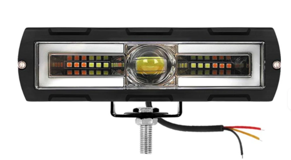 Barritas Slim- Par de Barritas Dual Deluxe 13 leds- 34w - 9-30v- 15.5 cm largo - 4.5 cm alto