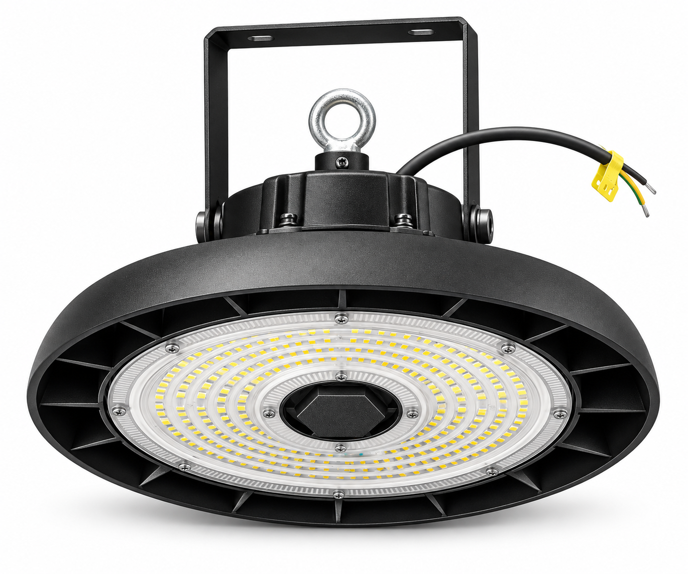 Campana industrial LED tipo UFO luz fría 150w — imagen 1