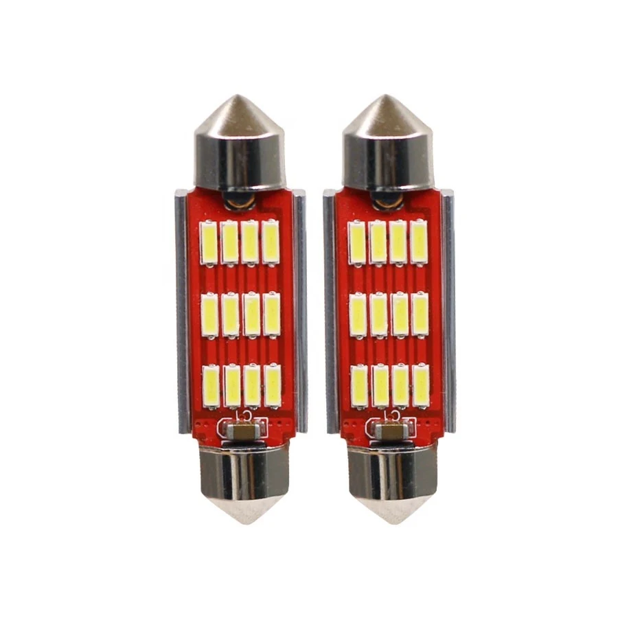 Foco Automotriz LED S1-39MM-4014-12LED CANBUS – Luz White