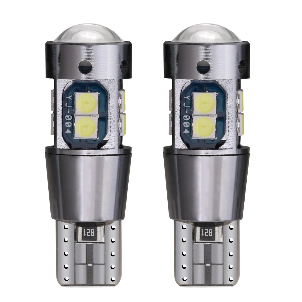 Foco Automotriz LED T10-3030 10SMD CANBUS – Luz White