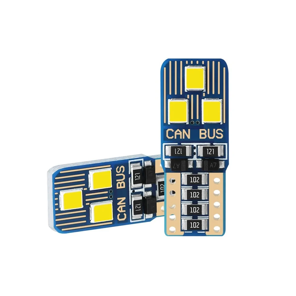 Foco Automotriz LED T10-3030-6SMD CANBUS – Luz White