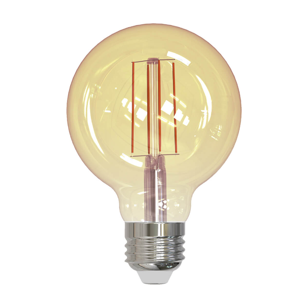 Foco LED Filamento Ámbar 7W E26 Vintage — imagen 1
