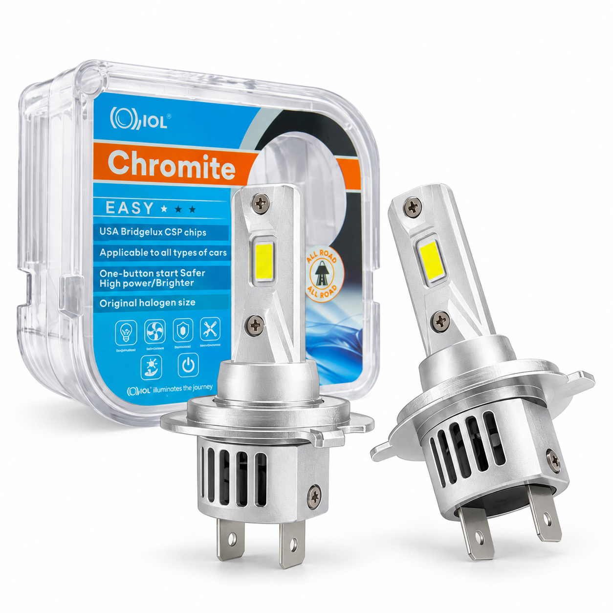 Kit de bulbos LED automotrices Chromite H7 — imagen 1