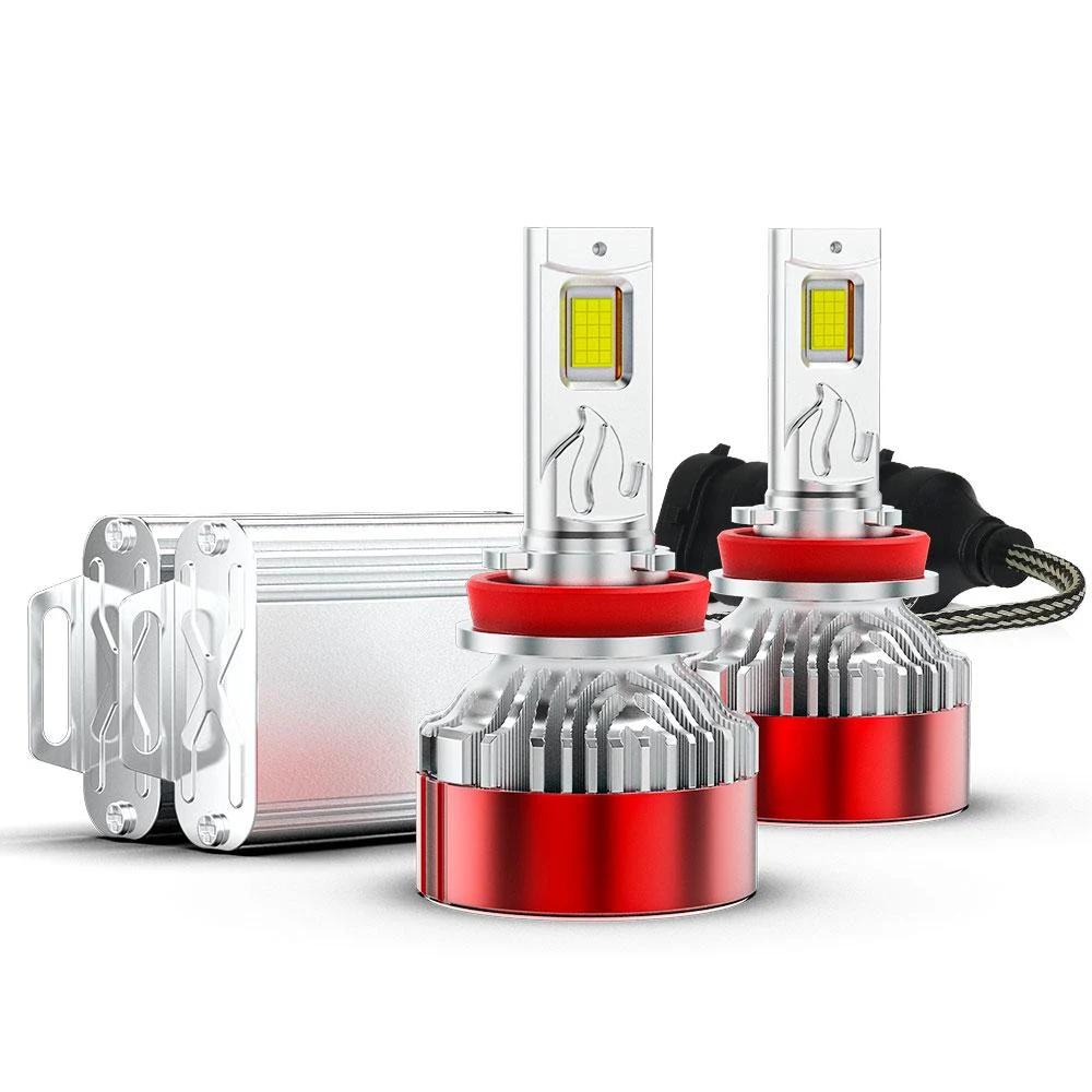Kit de Focos LED H11 Automotriz 260W Luz Blanca 6500K