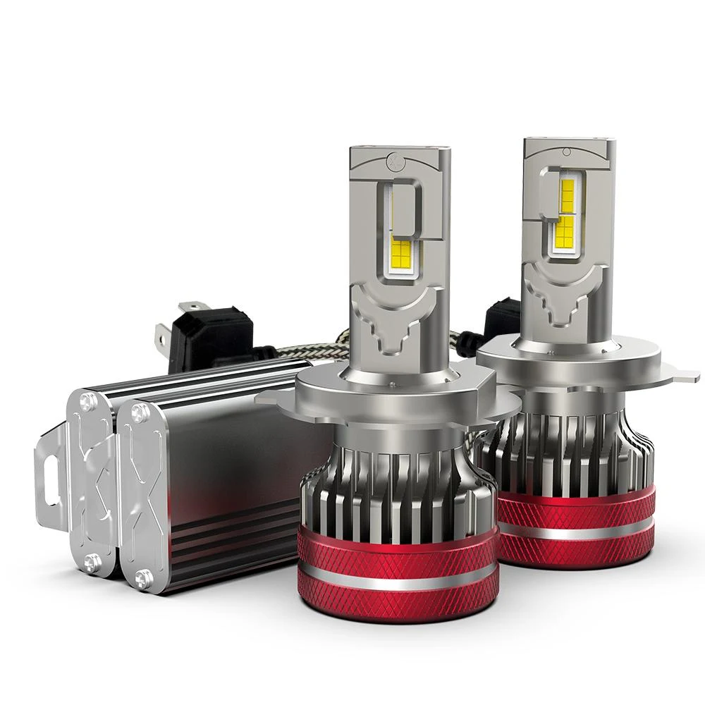 Kit de Focos LED H4 Automotriz 180W Luz Blanca 6500K