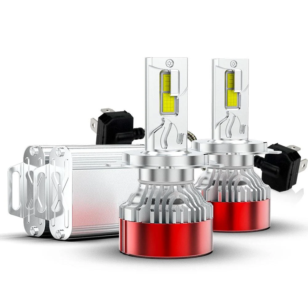 Kit de Focos LED H4 Automotriz 260W Luz Blanca 6500K