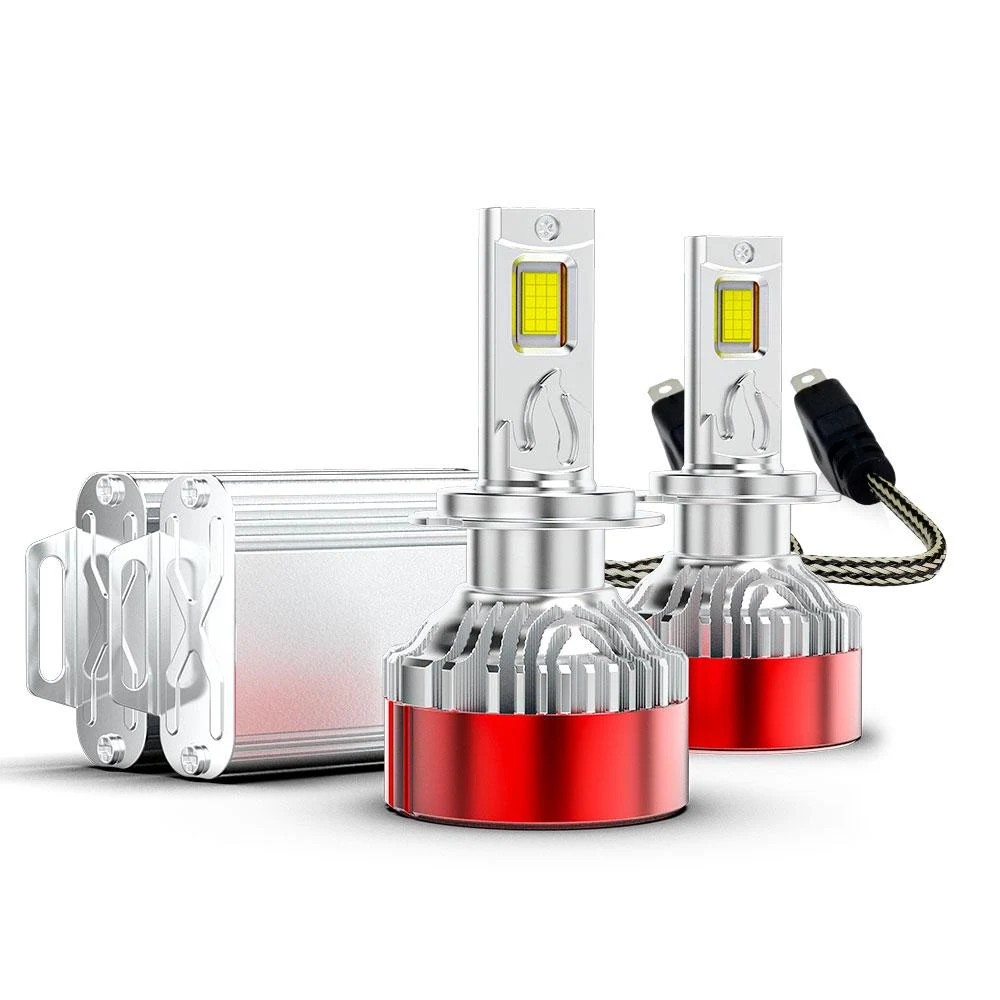 Kit de Focos LED H7 Automotriz 260W Luz Blanca 6500K
