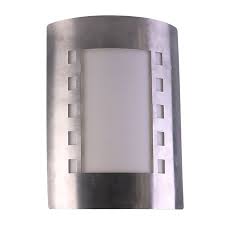 Lampara Pared Turin Rectangular Plata — imagen 1