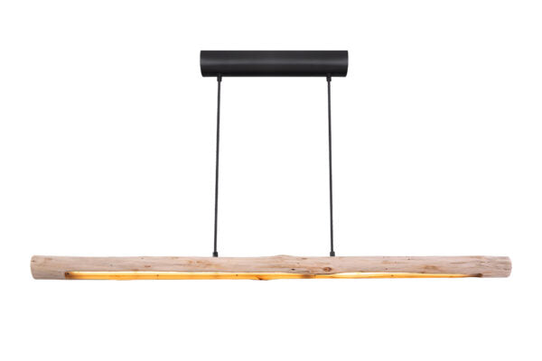 Lámpara Colgante de Madera y Metal - Diseño Vintage para Interiores — imagen 1