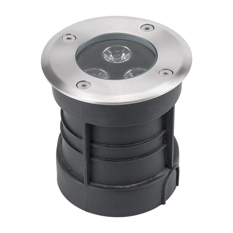 Luminaria Empotrable de Piso 3w Calido GL — imagen 1