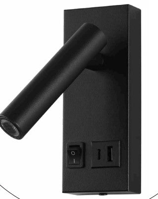 Luminaria LED de Lectura con Puertos USB ADE-039 | Iluminación Funcional para Espacios Modernos — imagen 1