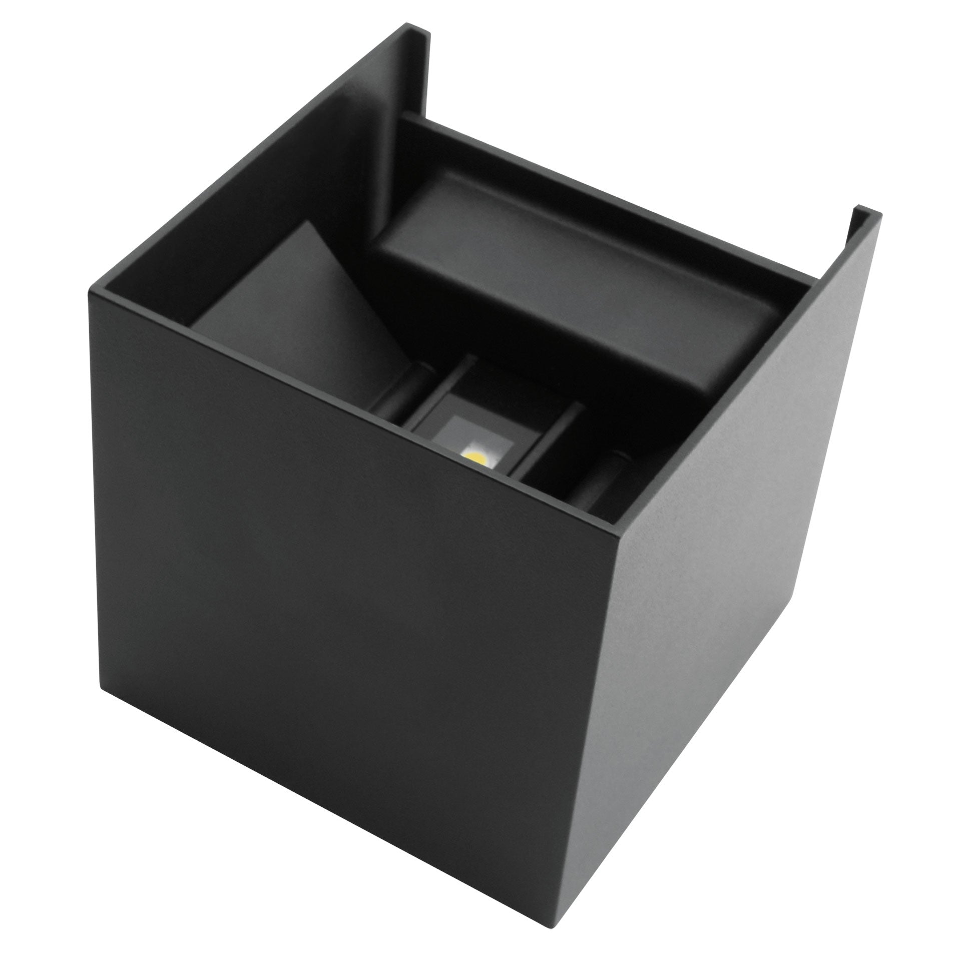 Luminaria LED de Pared Doble Cubo Negro ADE-020 | Iluminación Decorativa Blanco Frío — imagen 1