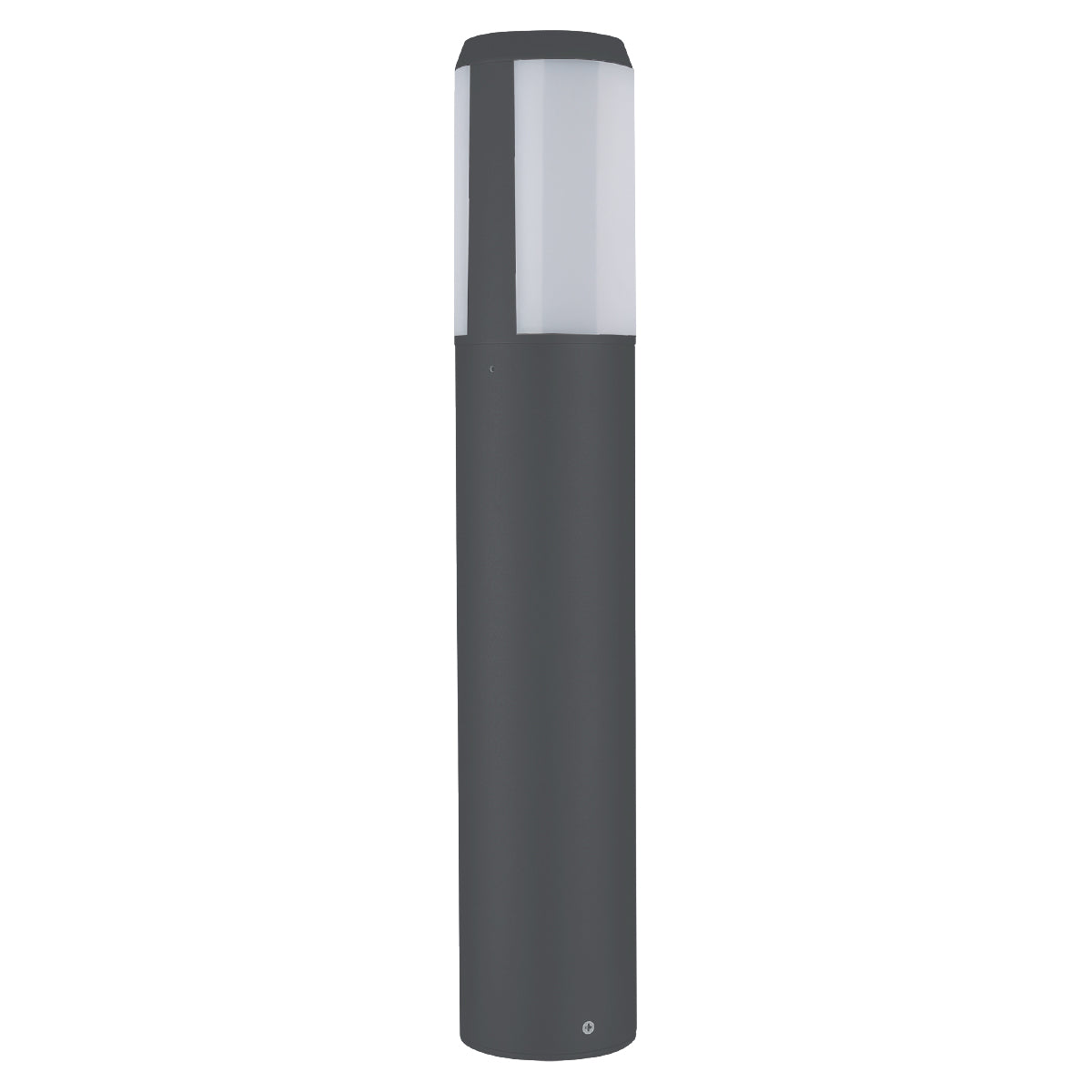 Luminaria Mini Poste Sobreponer Cilindro Aluminio Gris e26 — imagen 1
