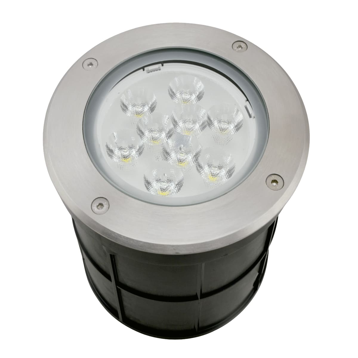 Luminaria Para Piso LED Y Óptica Exterior Blanco Cálido — imagen 1