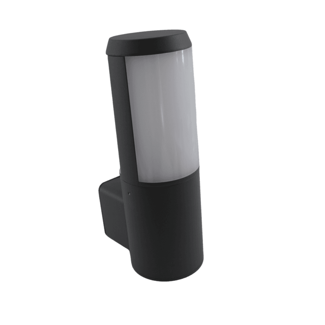 Luminaria de Pared Cilíndrica Gris ADE-016 | Iluminación Decorativa para Exteriores — imagen 1