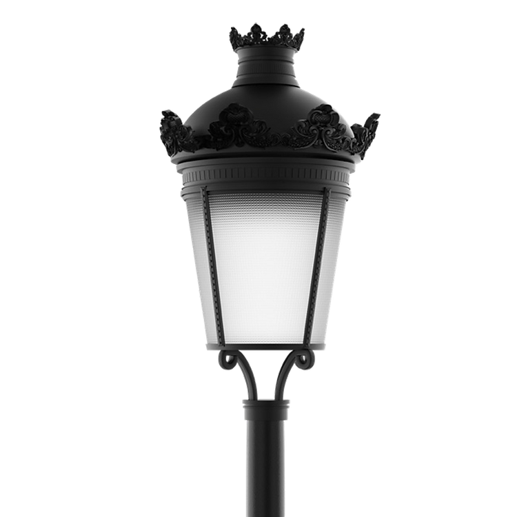 Luminaria Punta de Poste Colonial ARTE-II-STL012 | Diseño Arquitectónico y Alta Eficiencia — imagen 1