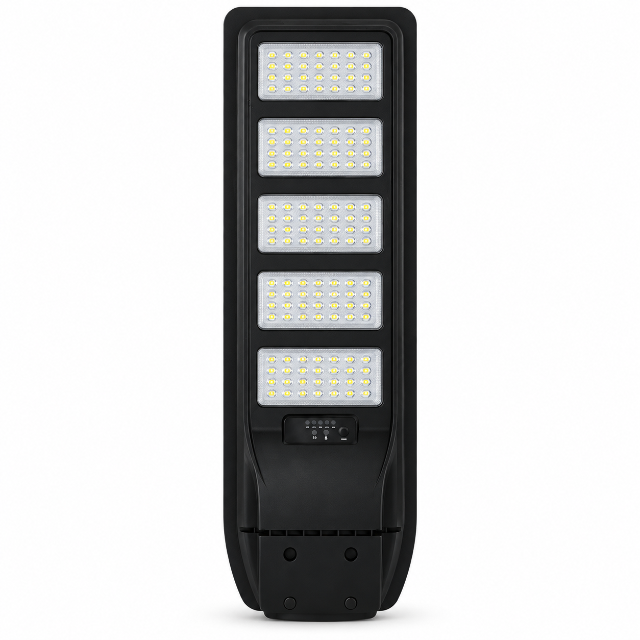 Luminaria Solar LED Punta Poste 2400 Lúmenes con Sensor PIR — imagen 1