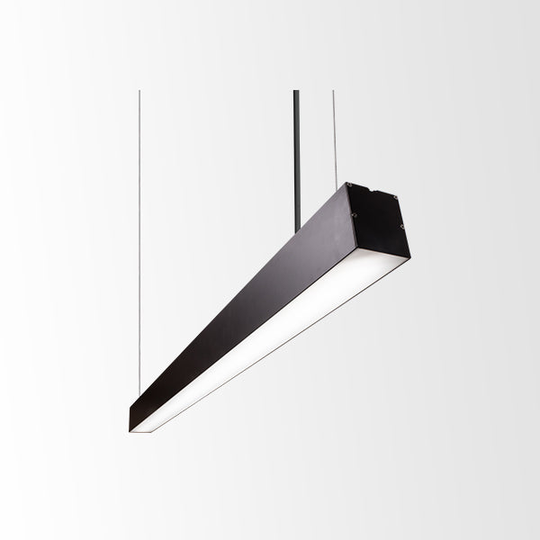 Luminario Colgante Base de Aluminio Color Negro 6500k — imagen 1