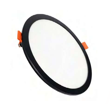 Luminario LED Downlight Ajustable Redondo 20W CCT Negro — imagen 1