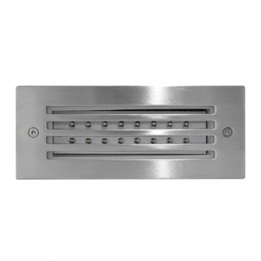 Luminario LED empotrable 1.6W acero inoxidable IP65 — imagen 1