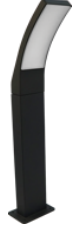 Luminario Tipo Mini Poste Exterior Blanco Calido 10w — imagen 1