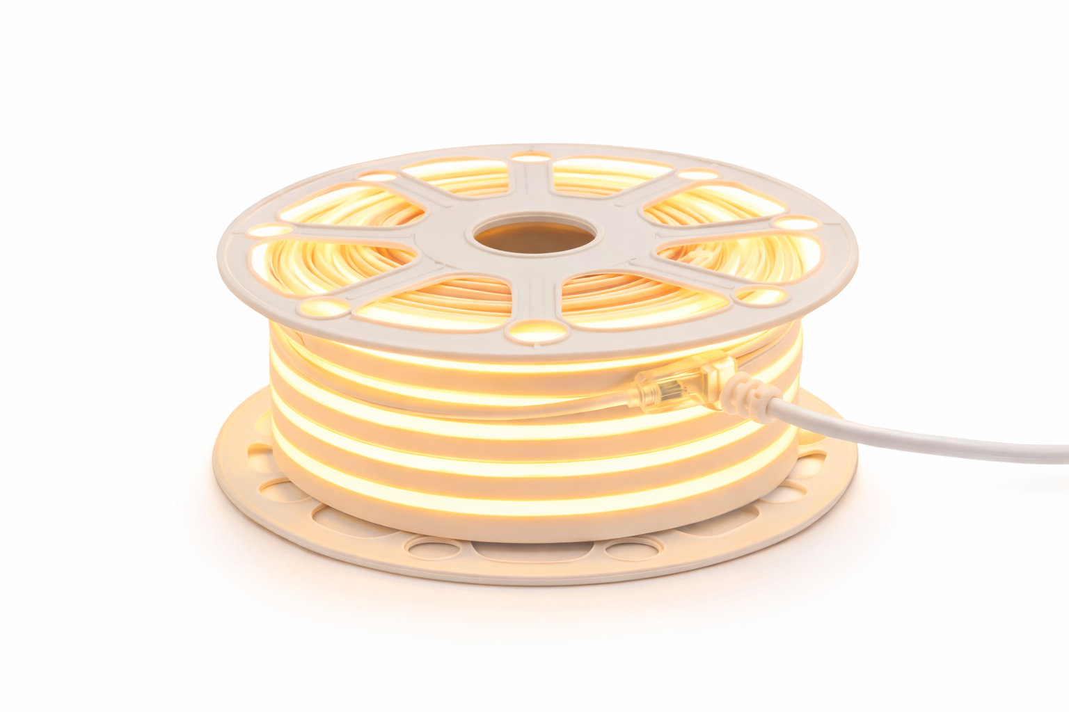 Manguera LED Neón Flexible 25m Blanco Cálido 3000K IP65 ML-NEON-BC