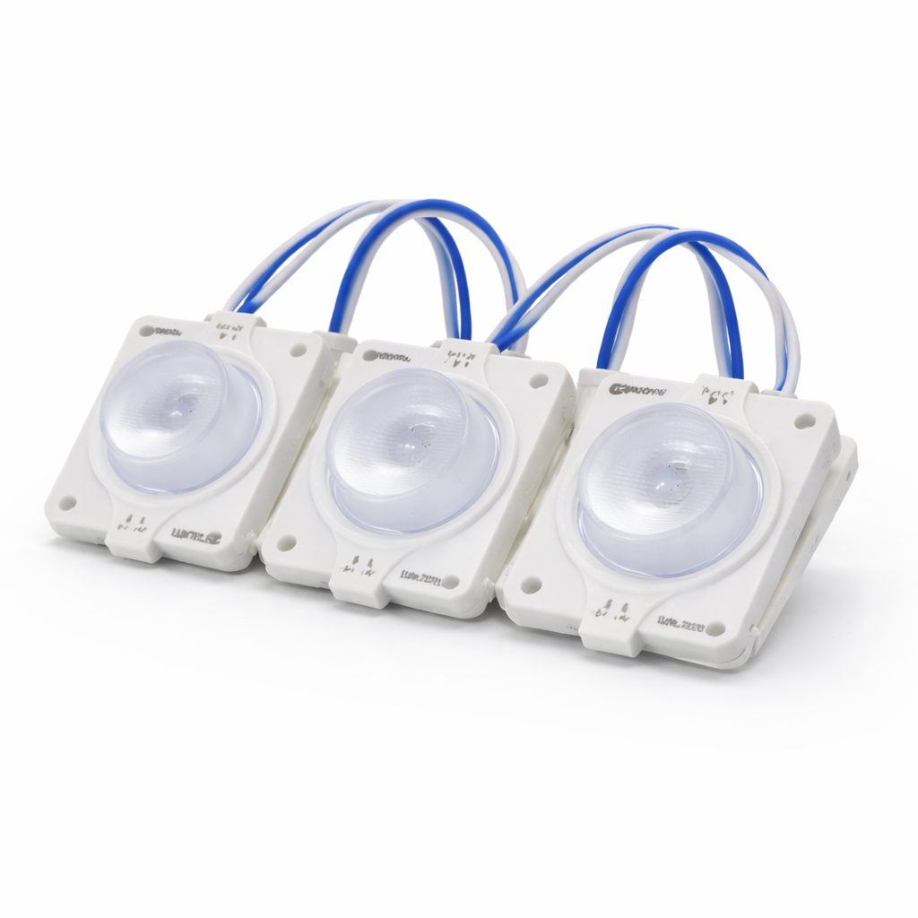 MÓDULO SUPER LED CON ÓPTICA EXTERIOR BLANCO FRÍO 1.4W — imagen 1
