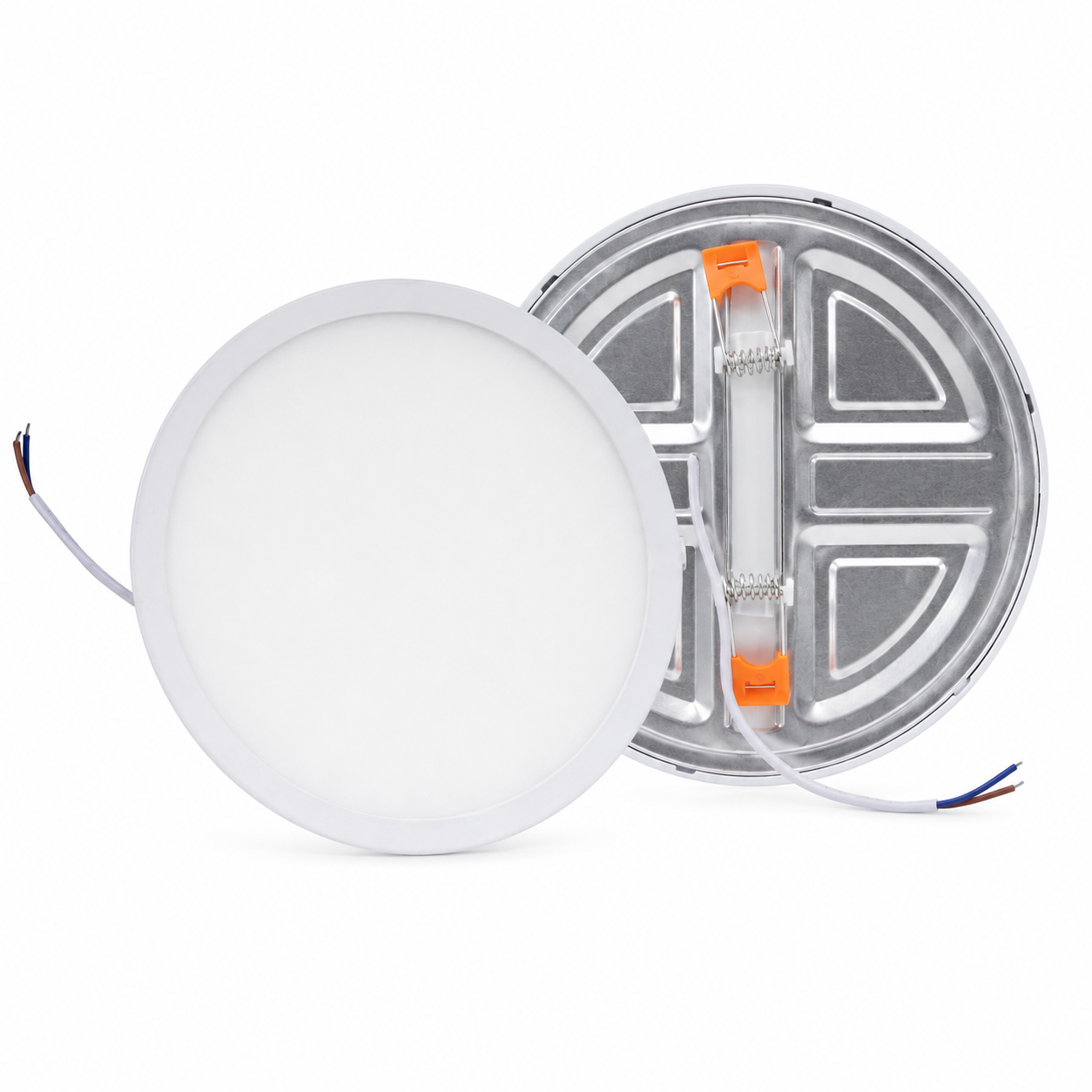 Panel LED Redondo Ajustable 16W Empotrable para Interiores Blanco — imagen 1