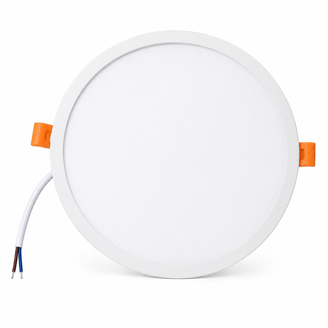 Panel LED Redondo Empotrable Ajustable 12W Blanco — imagen 1
