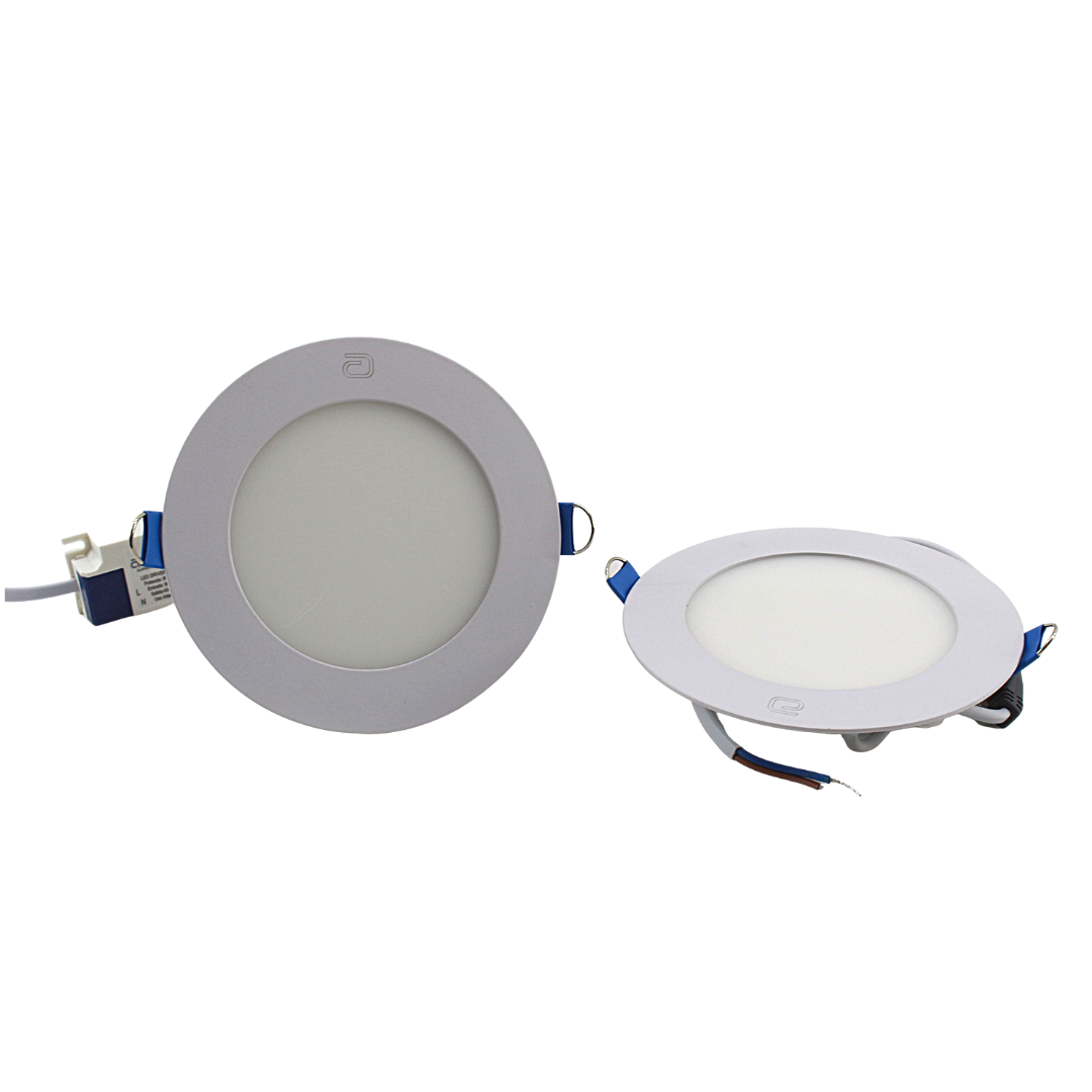 Panel empotrable LED Redondo 6w Slim Blanco Frio — imagen 1