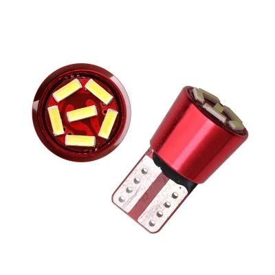 Par Bulbitos LED T10 6SMD 4014 6500K con Canbus