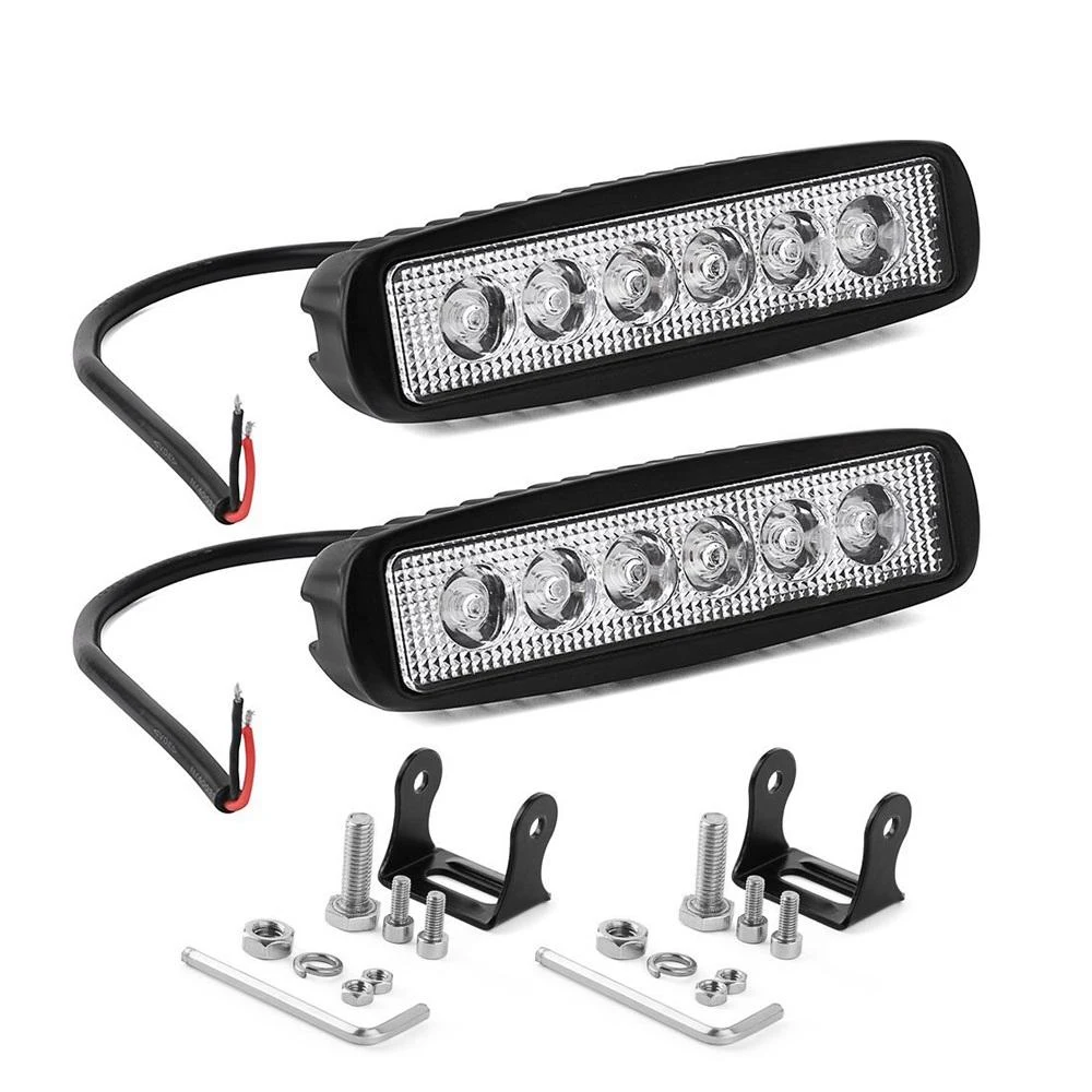 Par de Barritas LED 18w con Strobos Versión Lite