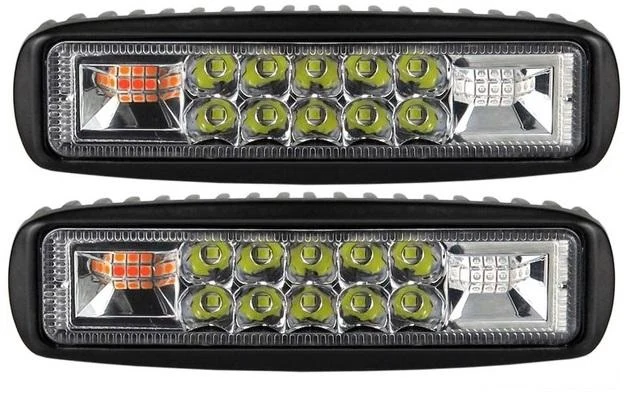 Par de Barritas LED Slim 30w Strobos Policiacos