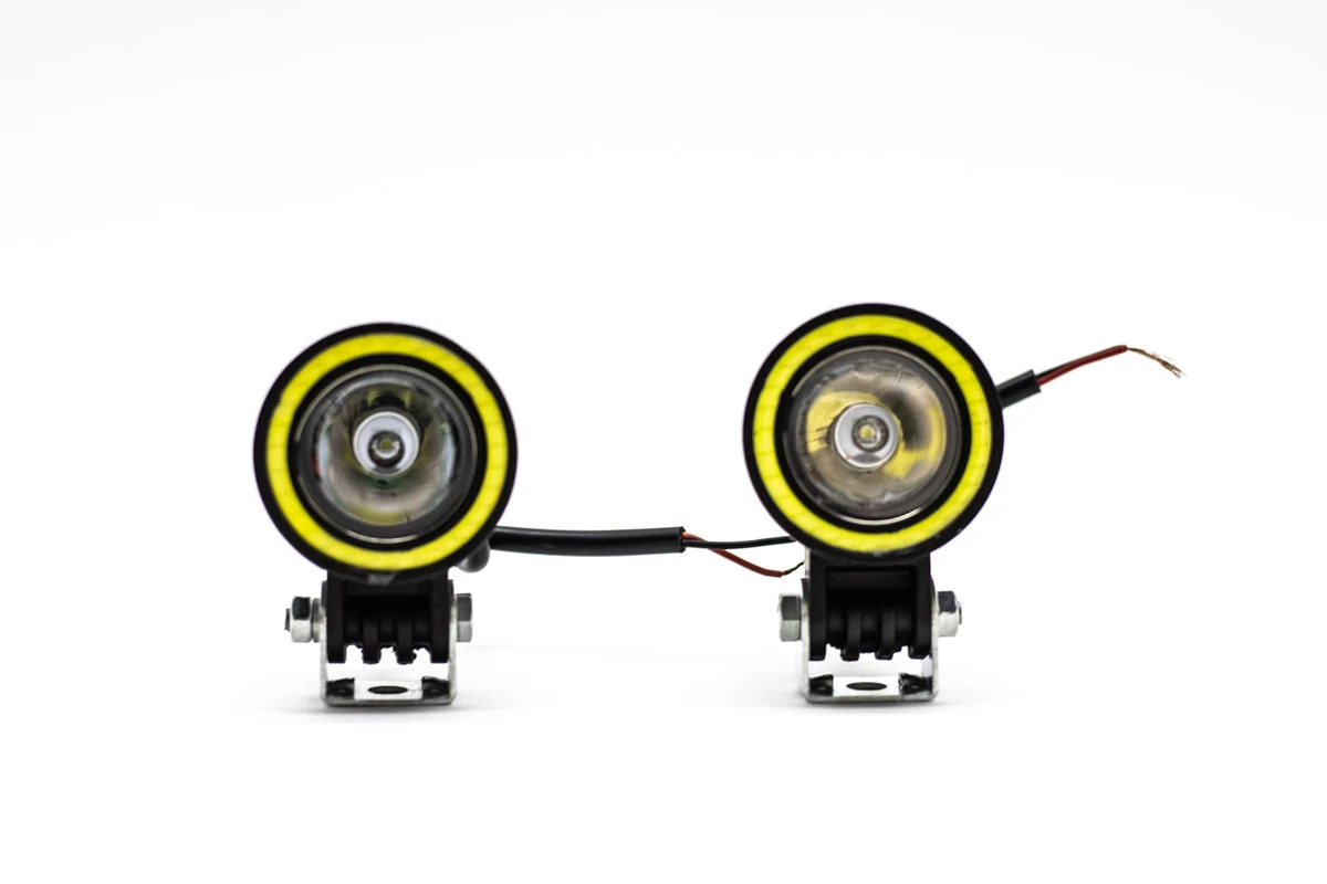 Par de Faritos LED Neblineros Aro Ãngel Blanco
