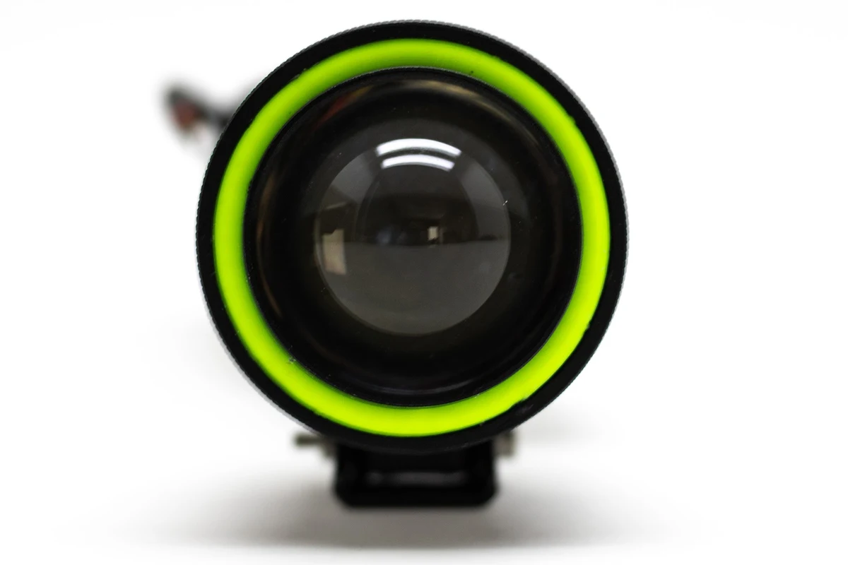 Par de Faros Anti Niebla 2.5  Aro Ángel Verde 40w