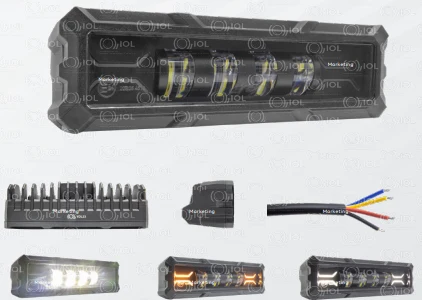 PAR DE FAROS DE LEDS 4LEDS CREE LEDS 9-30V 24W