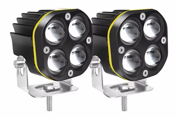 PAR DE FAROS DE LEDS 4LEDs CREE LEDS 9-30V 40W