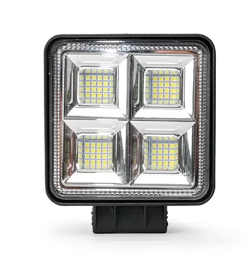 Par de Faros LED 64LES 192W Blanco + Strobo
