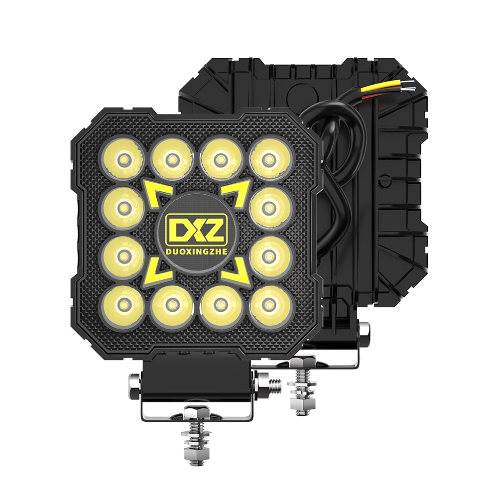 Par de Faros LED automotriz 16W 4” – Luz Blanca 6000K