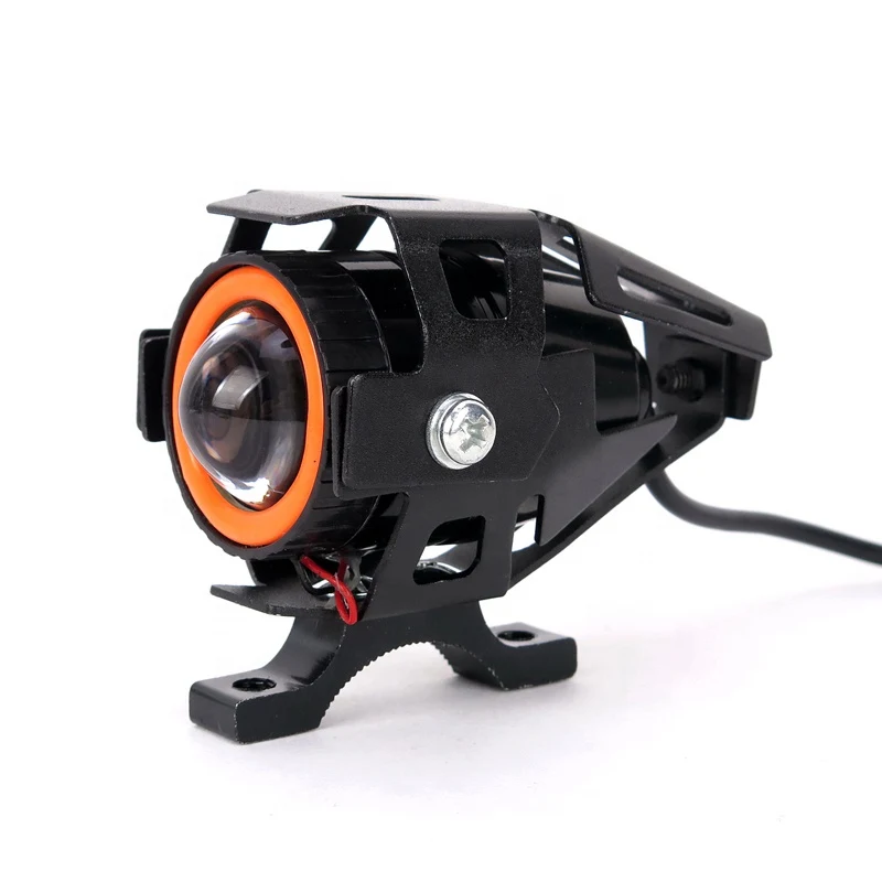 Par de Faros LED Black-Transformers Aro Rojo