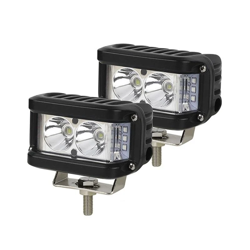 Par de Faros Off Road LED Strobos Emergencia Policiacos 20w