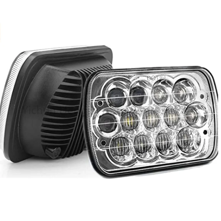 Par de Unidad Cuadrada LED 5 x 7  5D  Blue Concept 65w