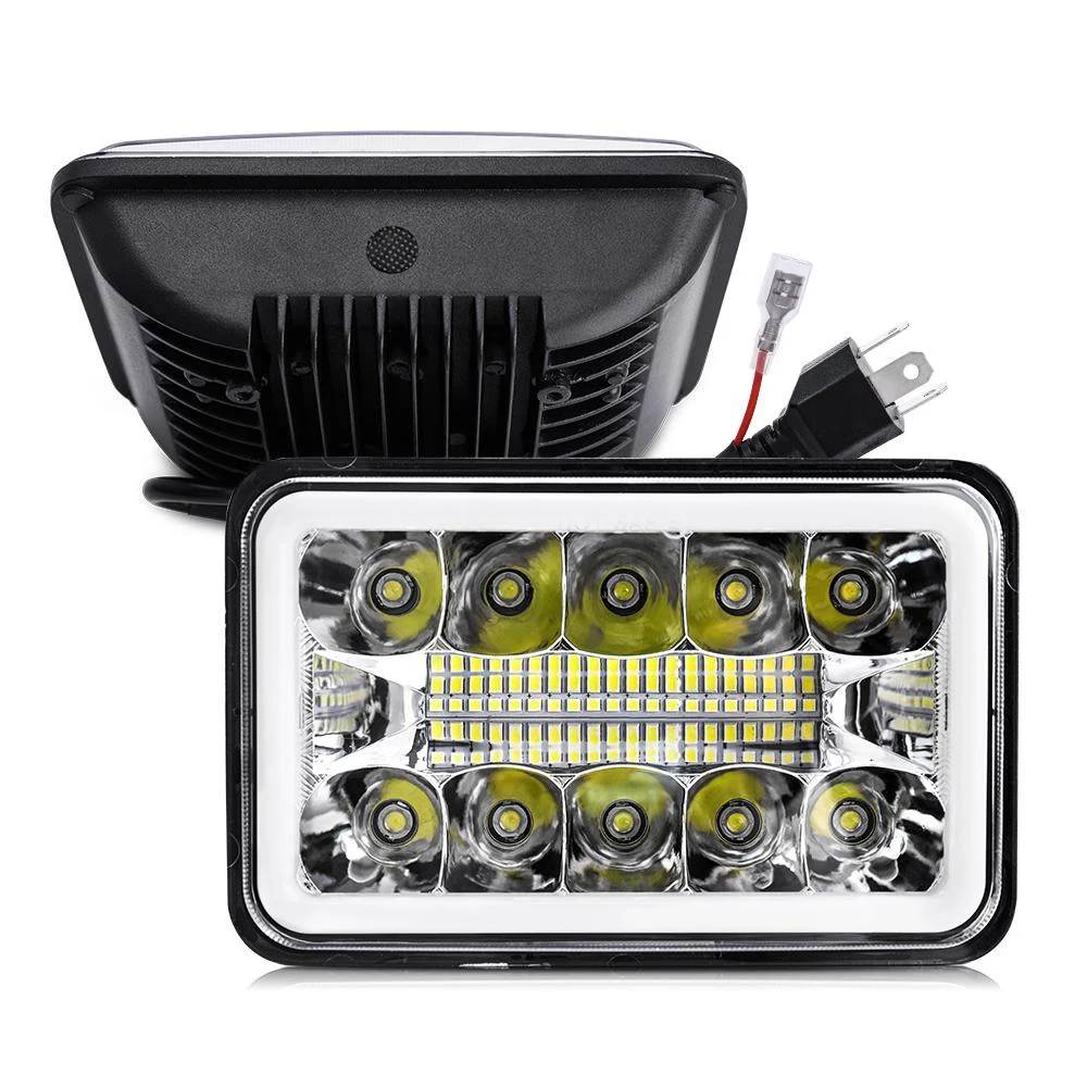 Par de Unidad LED Chaparra 5   Aro de Ángel Amber 50w