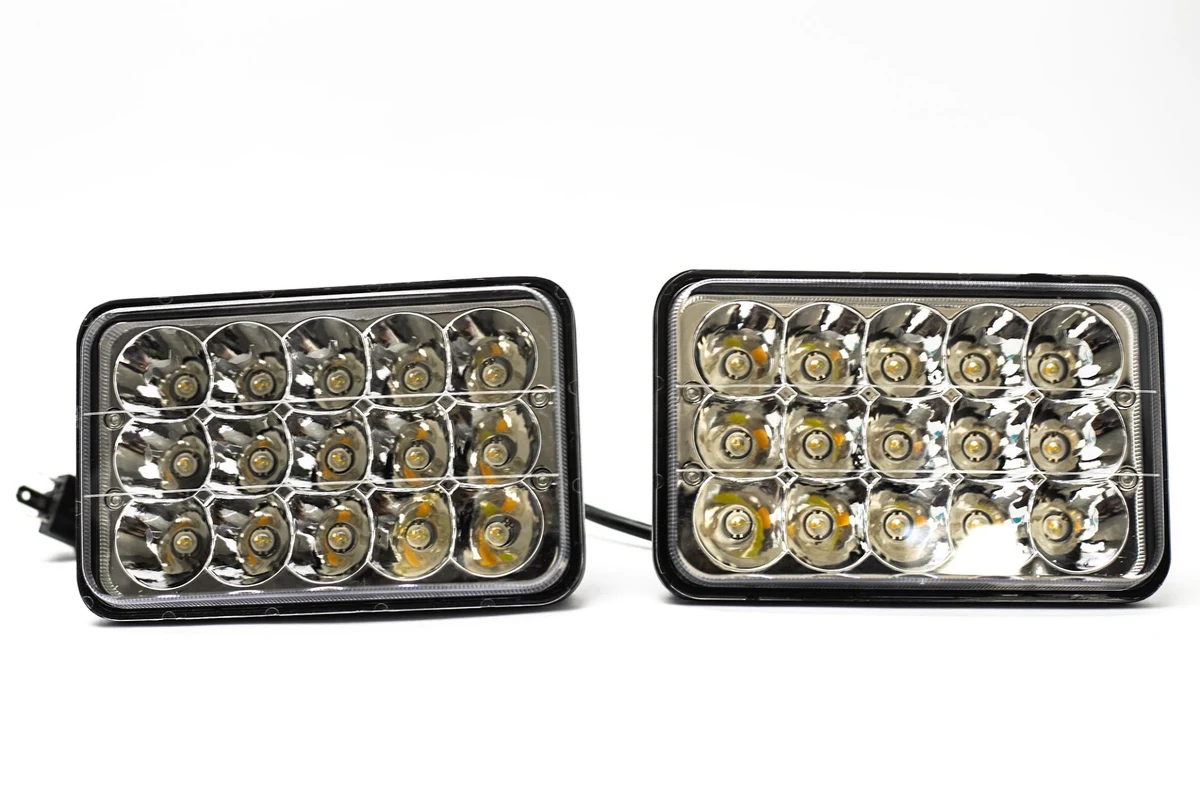 Par de Unidad LED Chaparro 4x6 Dual- Color 45w