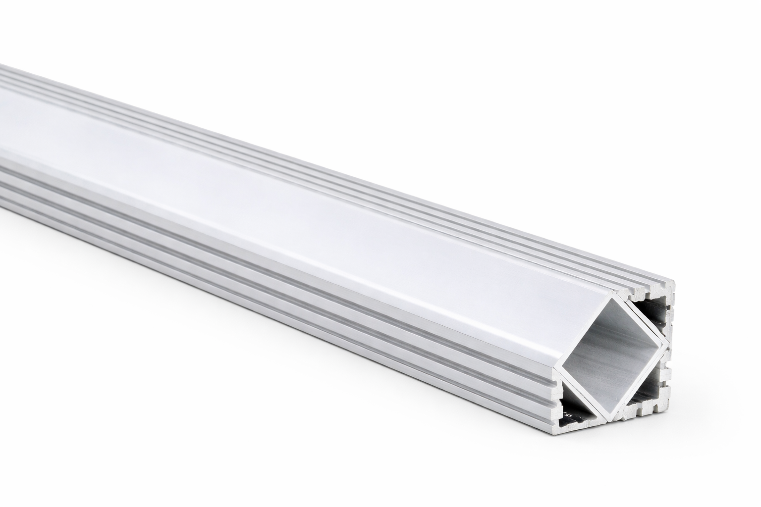 Perfil de Aluminio para Tira LED Empotrable 3m Opalino — imagen 1