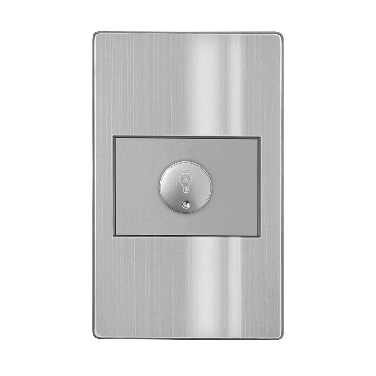 Placa atenuador de iluminación 100W acero inoxidable — imagen 1