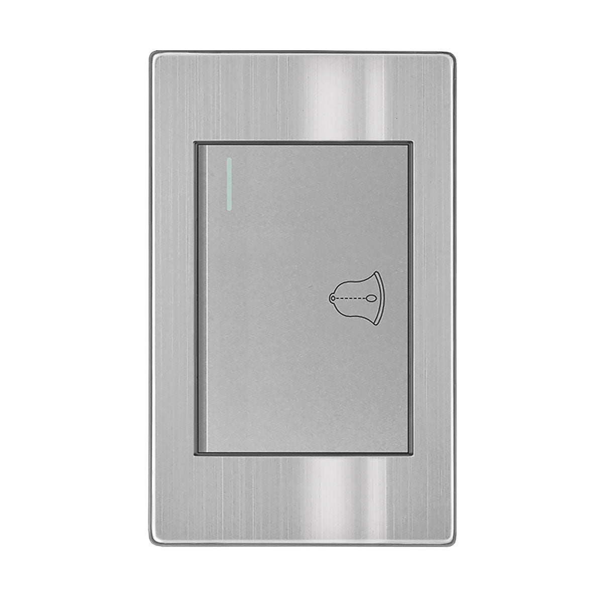 Placa de contacto timbre acero inoxidable — imagen 1