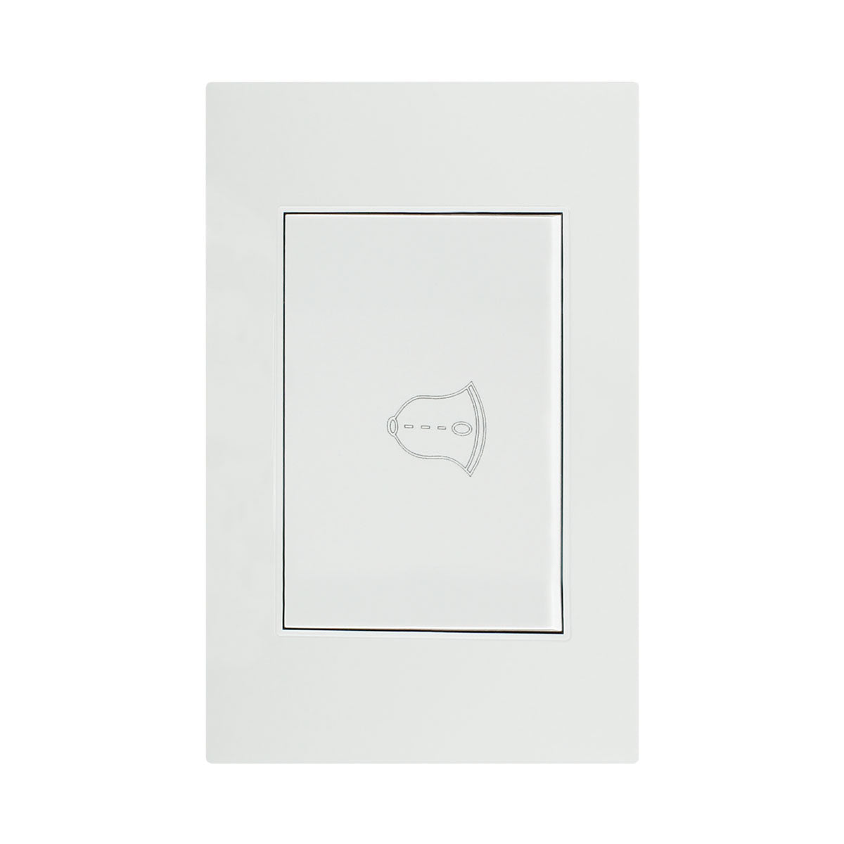 Placa de Contacto Timbre - Policarbonato y Hierro Galvanizado para Uso Residencial y Comercial — imagen 1
